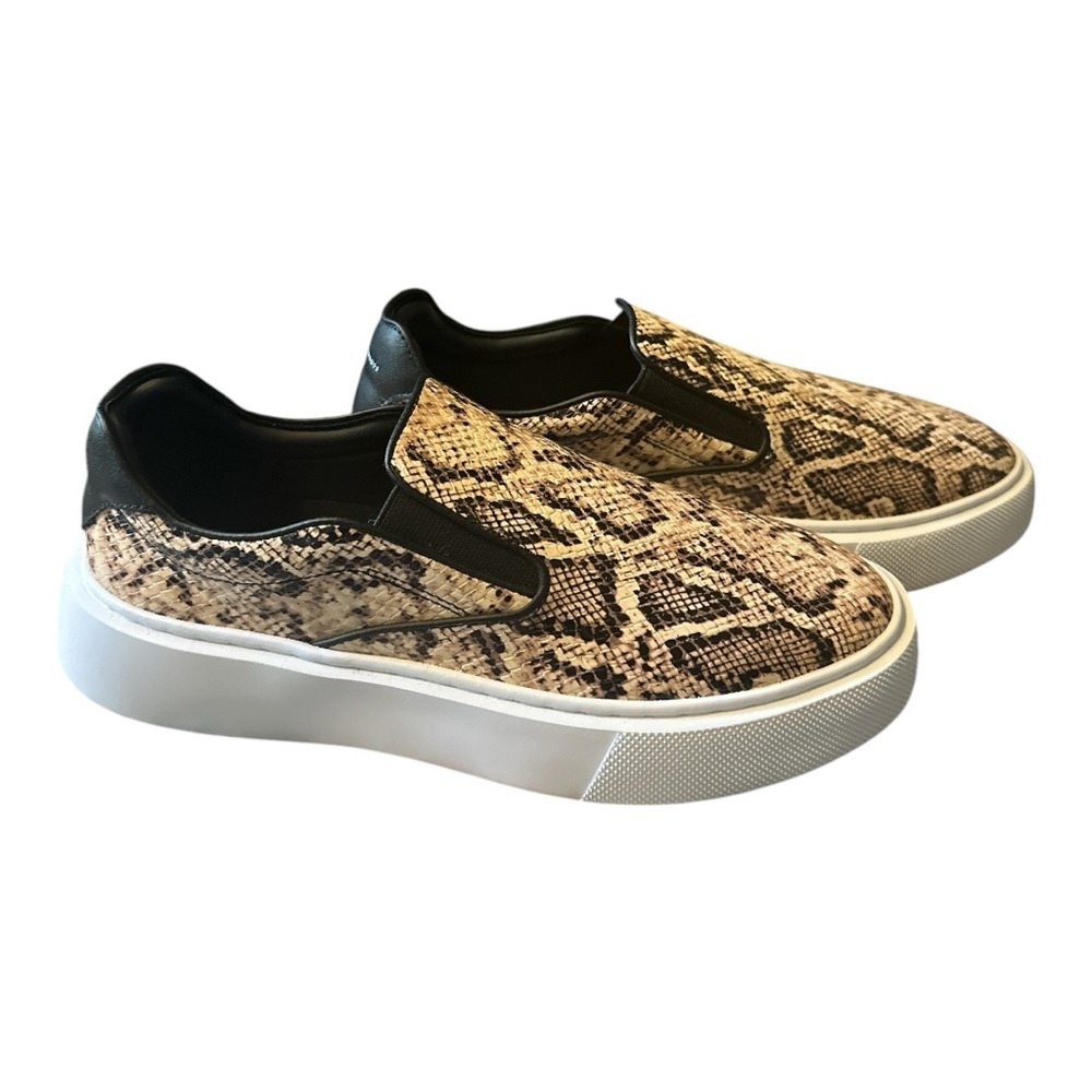 Rebecca Minkoff Python Print Slip-On Sneakers | S… - image 2